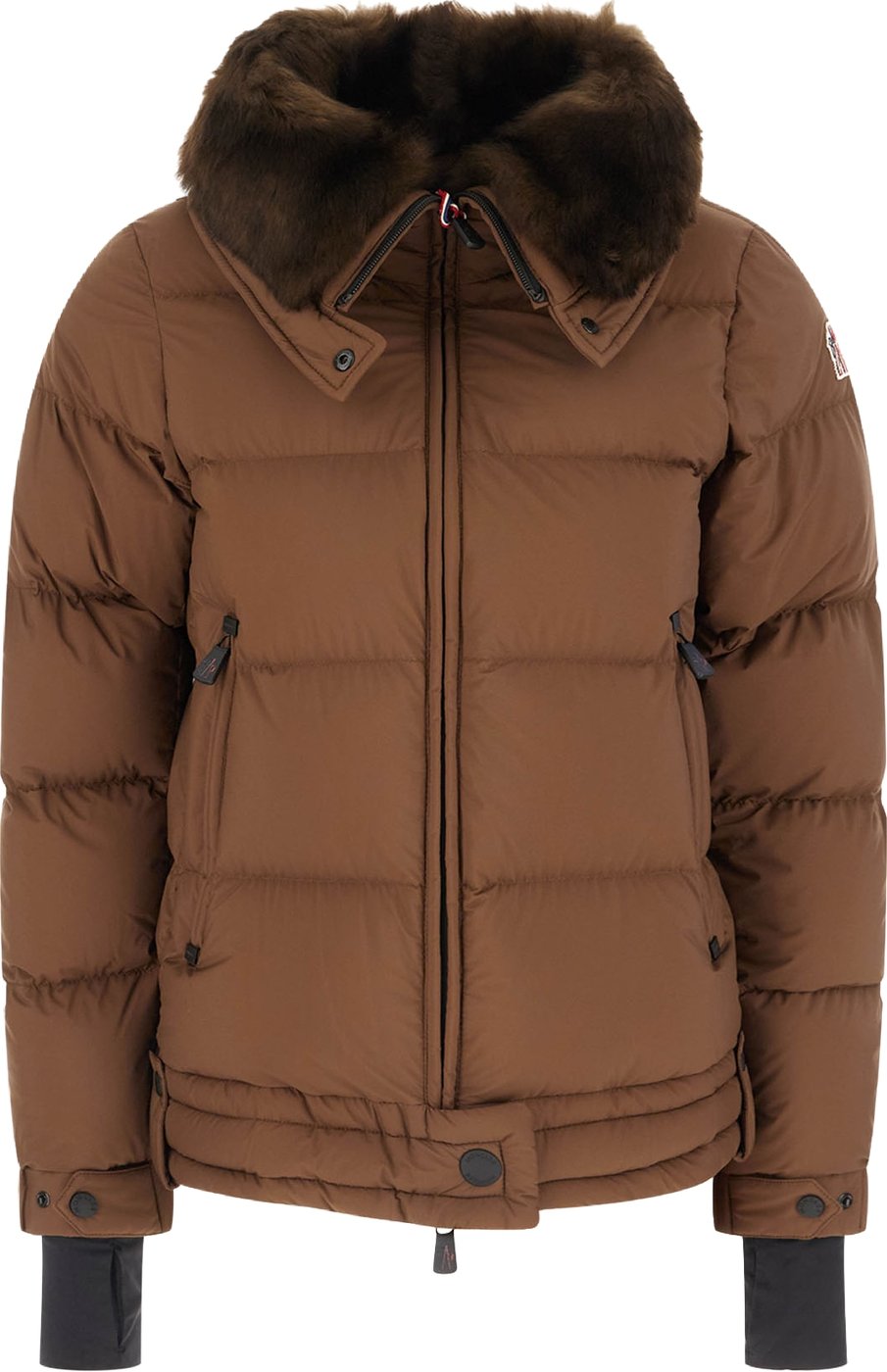 Moncler Brown nylon Arabbas down jacket