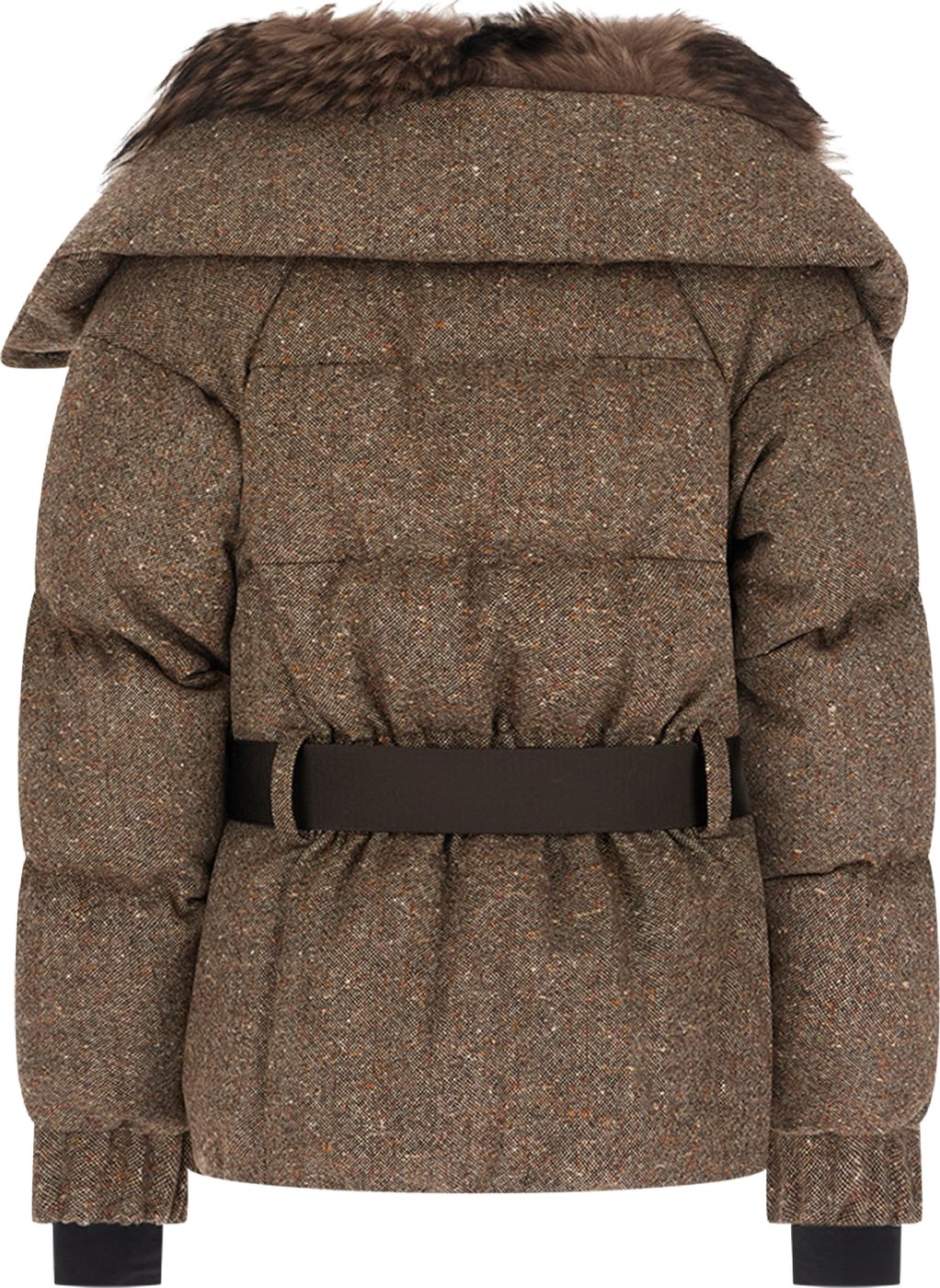 Moncler Embroidered wool Gelise down jacket