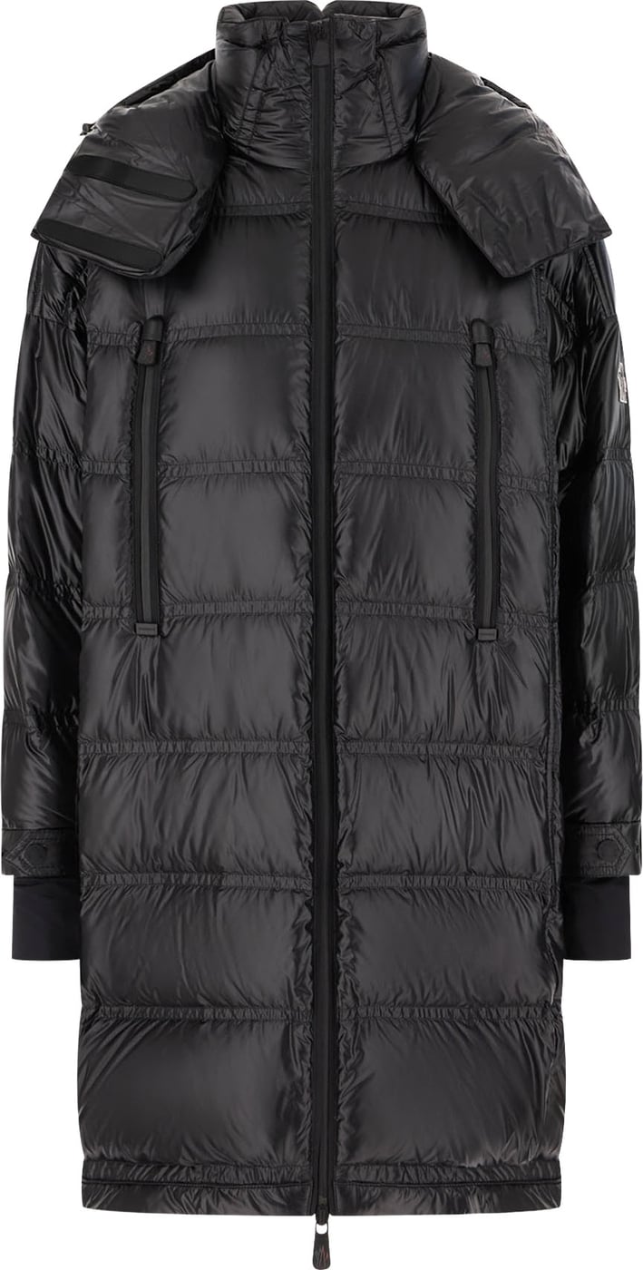 Moncler Black nylon Rochelairs down jacket