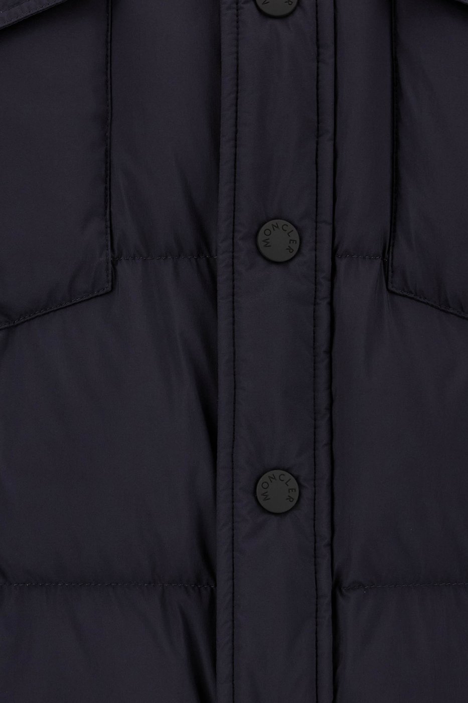 Moncler Midnight blue nylon Geltech down jacket
