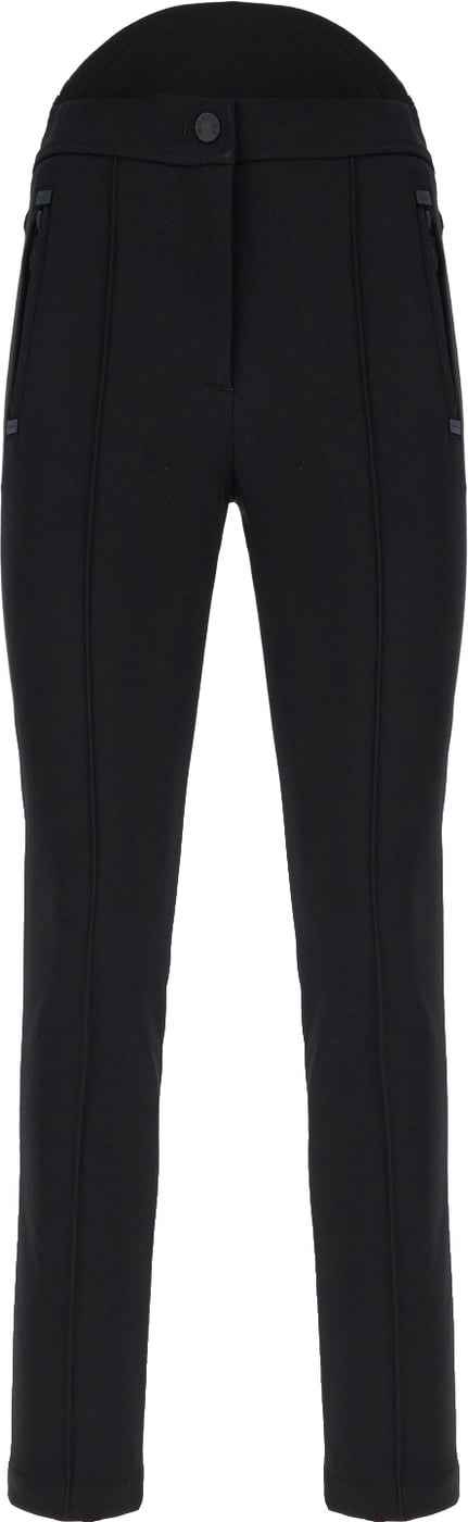 Moncler Black stretch nylon blend leggings