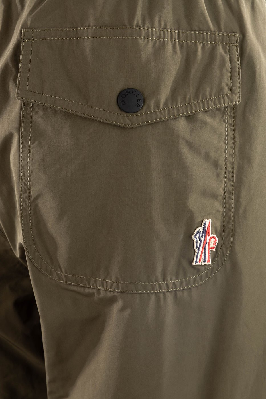 Moncler Olive green polyester sleeveless pants