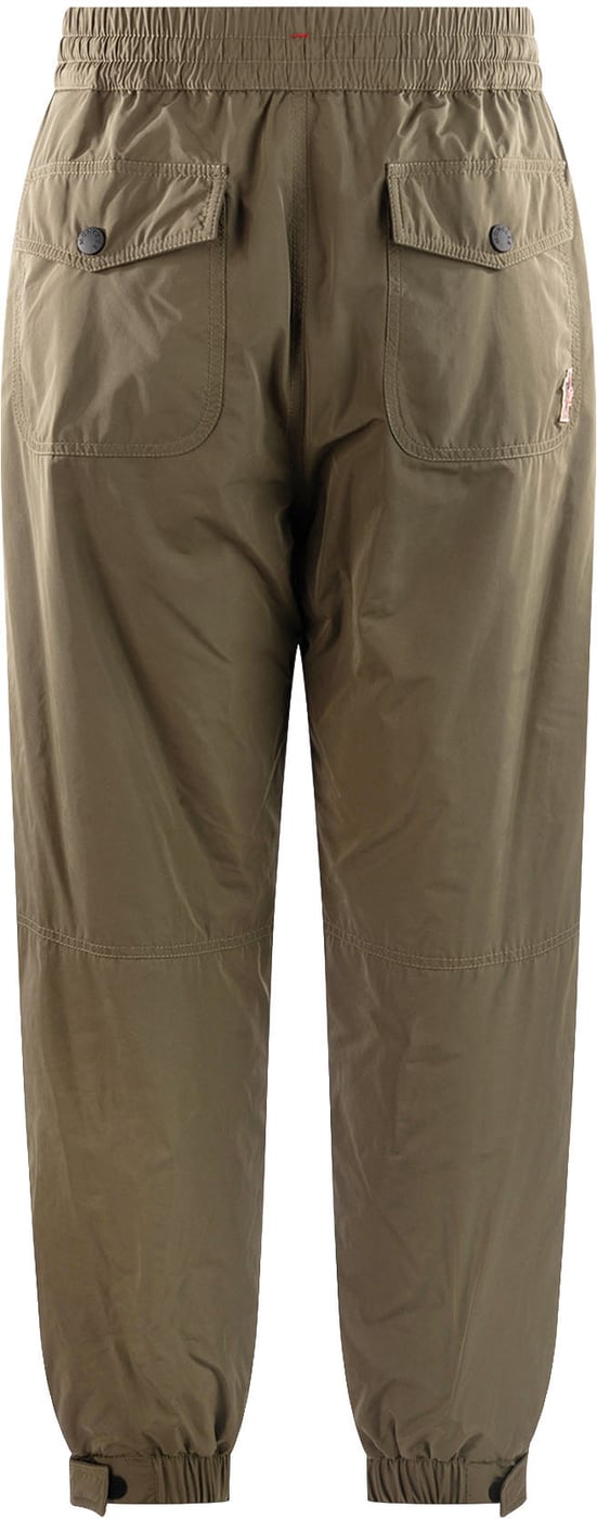 Moncler Olive green polyester sleeveless pants