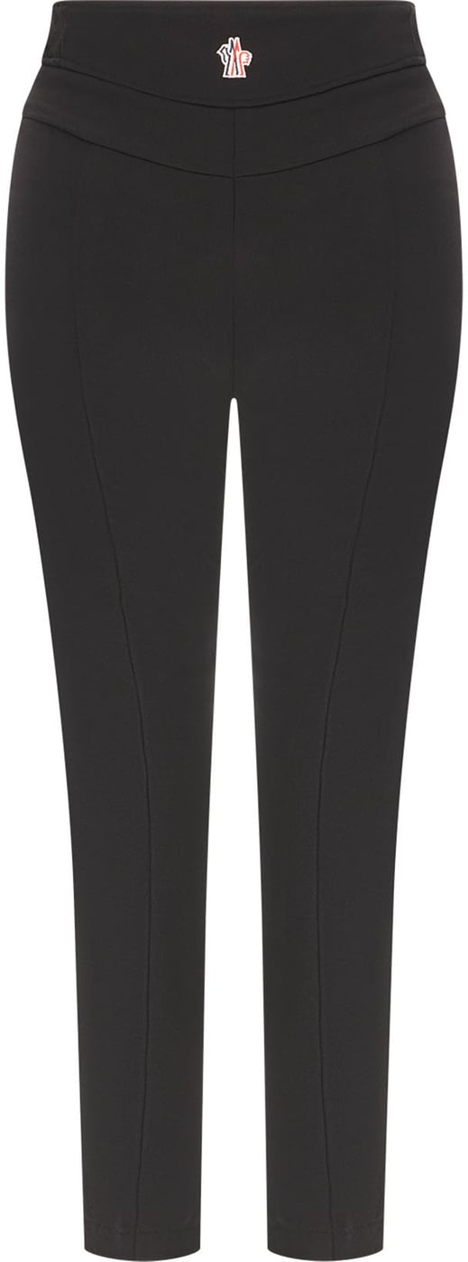 Moncler Black stretch nylon blend pants