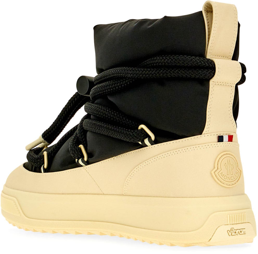 Moncler Black stretch nylon Altive Mid ankle boots