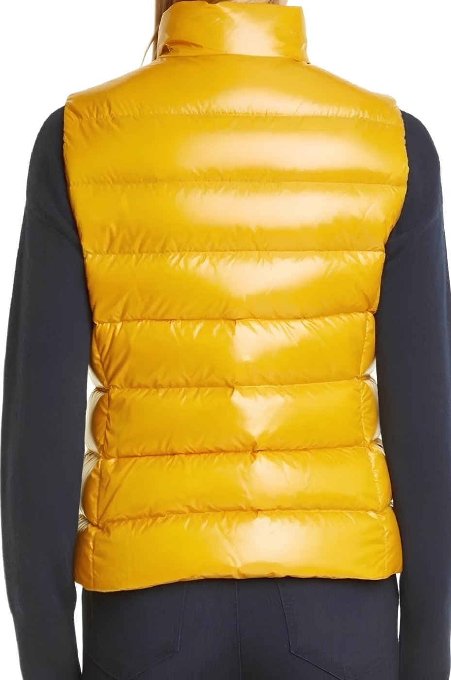 Moncler Ghany Women's Nylon Vest Yellow