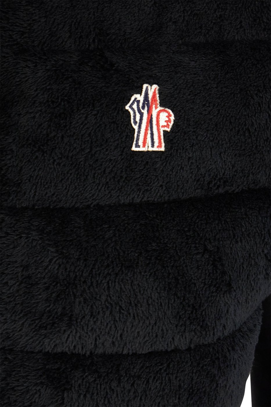 Moncler Black stretch polyester cardigan