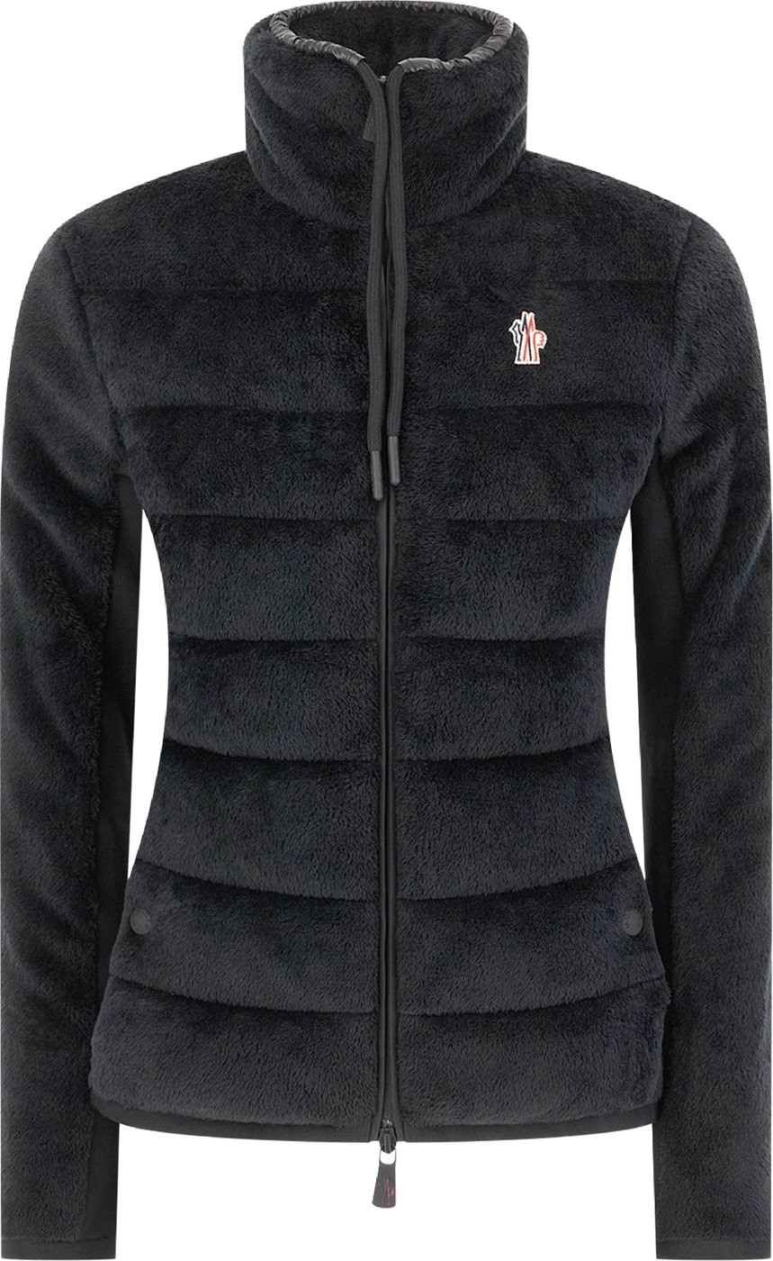 Moncler Black stretch polyester cardigan