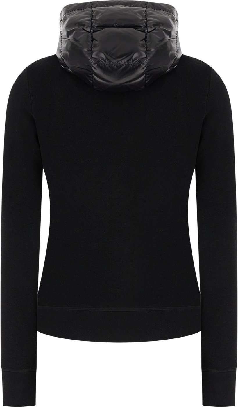 Moncler Black stretch polyester cardigan