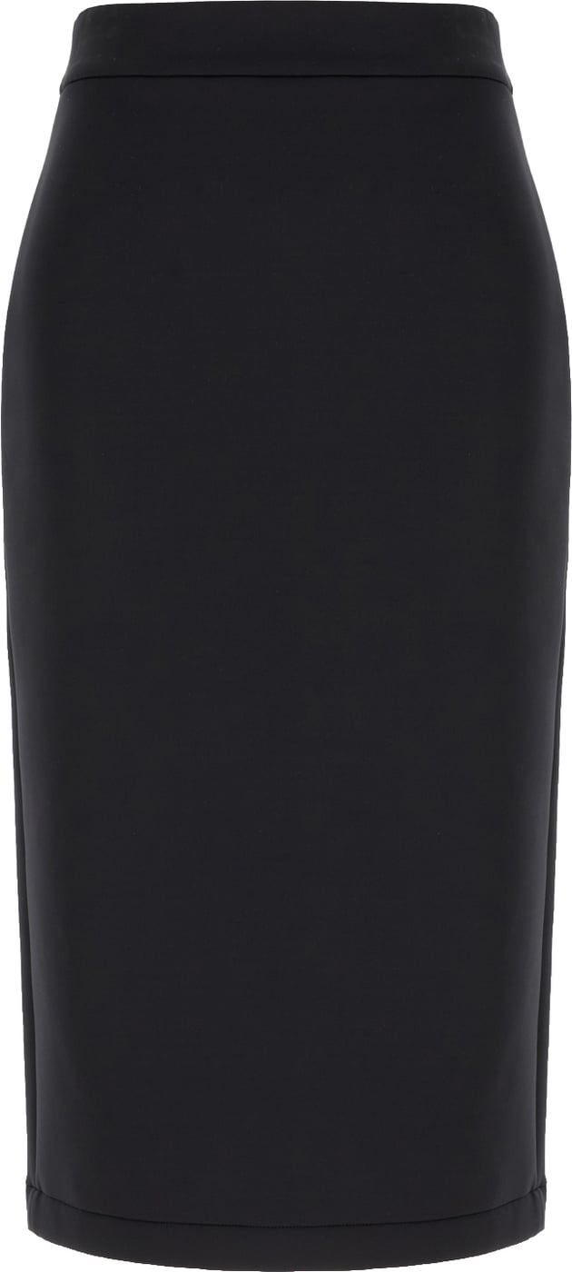 Moncler Black stretch polyester 4 Moncler Edward Enninful skirt