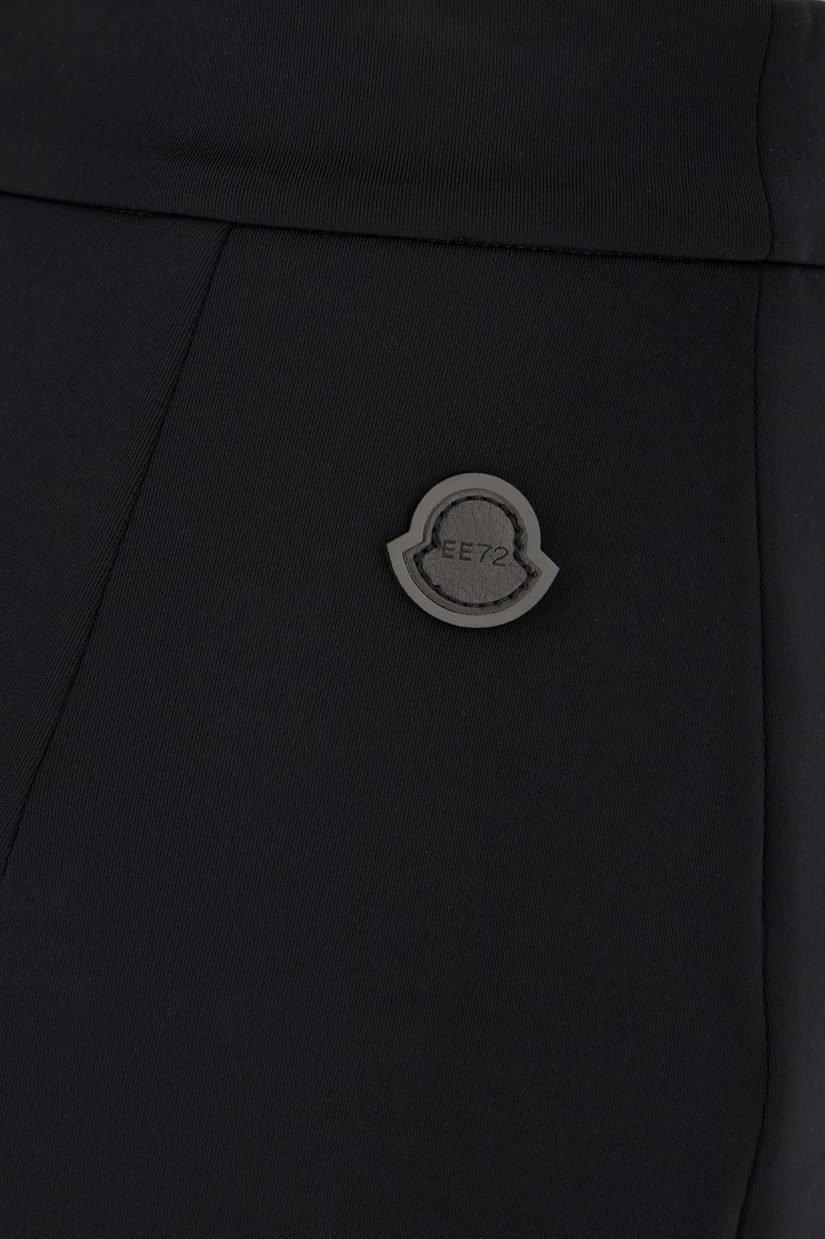 Moncler Black stretch polyester 4 Moncler Edward Enninful skirt