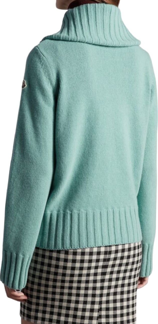 Moncler Women's Zip-Up Track Cardigan Green