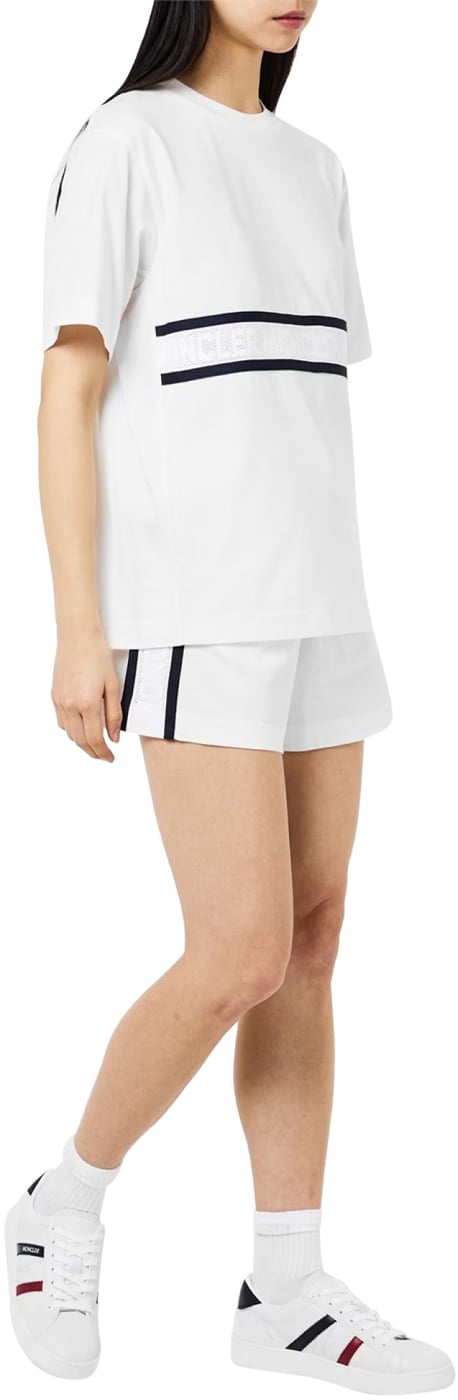 Stripe Detail Logo Shorts