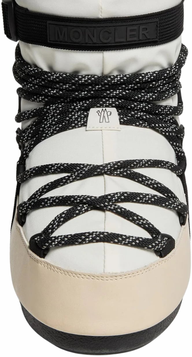 Moncler Grenoble Icon Low Padded Snow Boot White