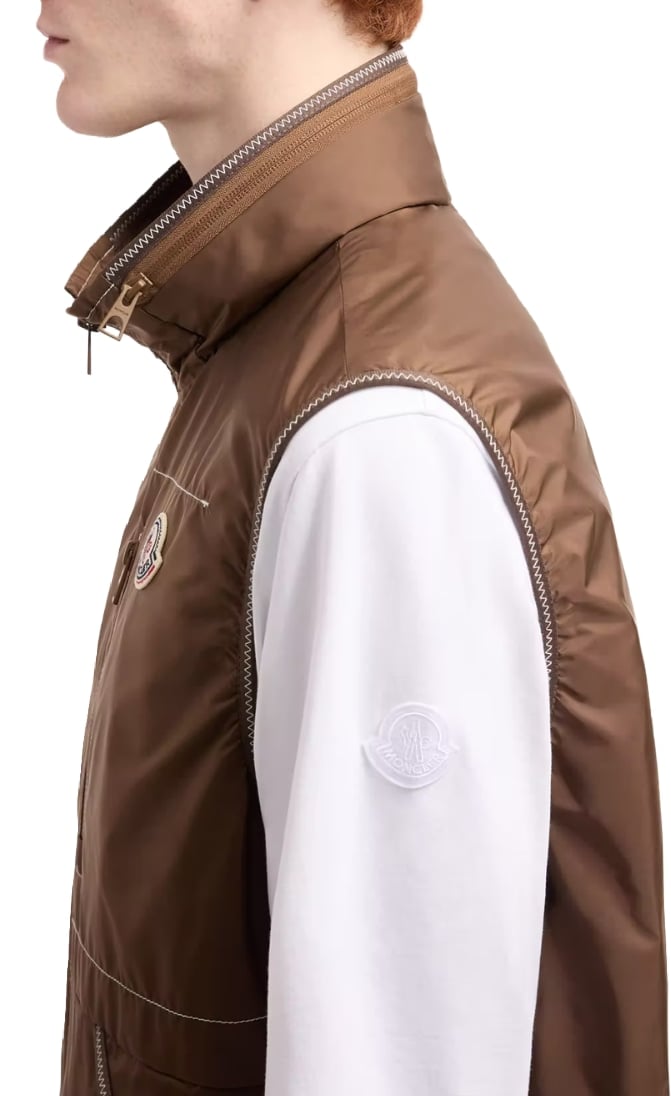 Moncler Ansiei Men's Gilet Brown