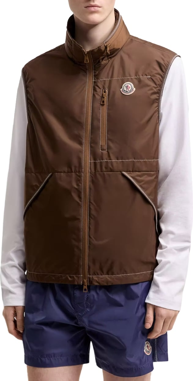 Moncler Ansiei Men's Gilet Brown