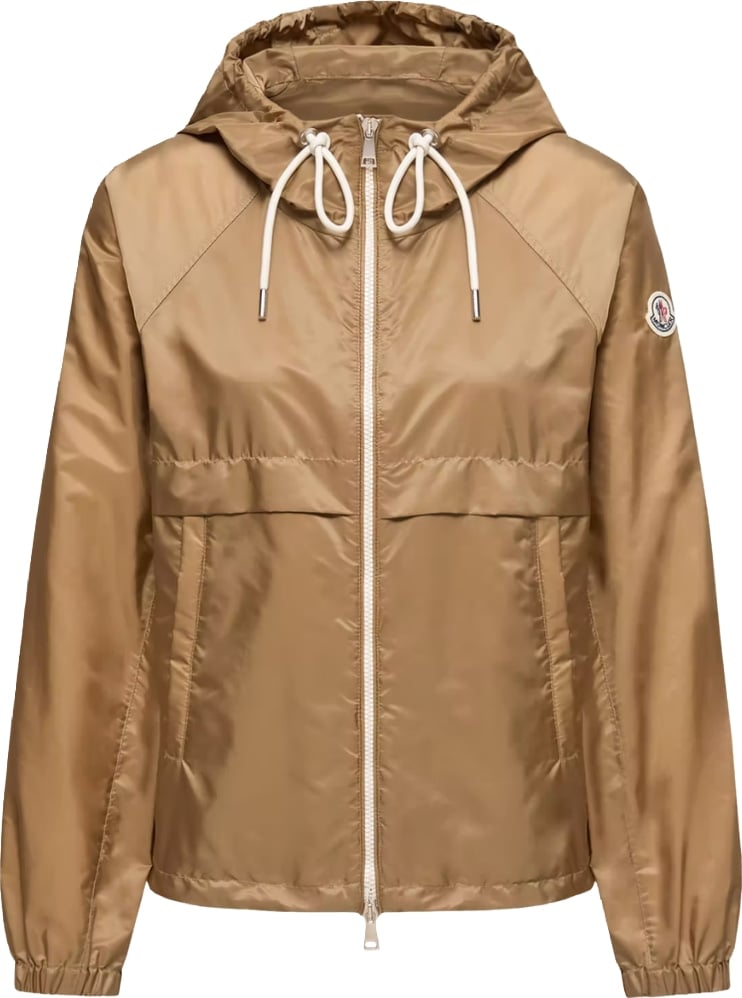 Moncler Coquelicot Women's Hooded Jacket Camel
