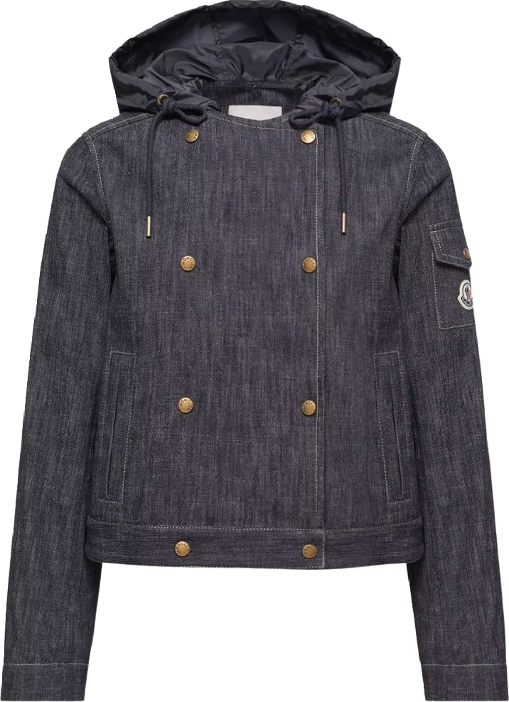 Moncler Diervilla Women's Hooded Denim Jacket