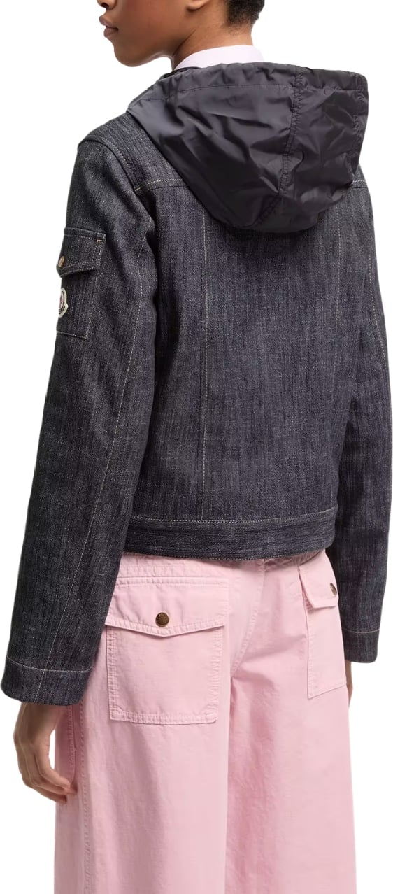 Moncler Diervilla Women's Hooded Denim Jacket