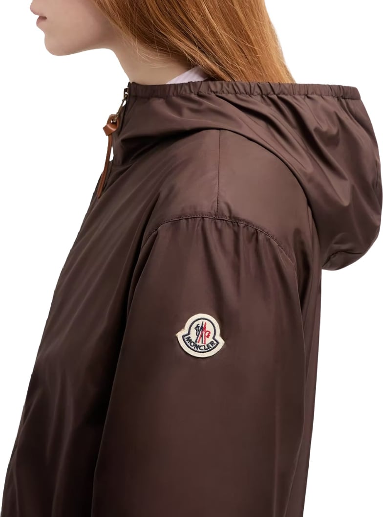 Moncler Fegeos Women's Hooded Jacket Brown