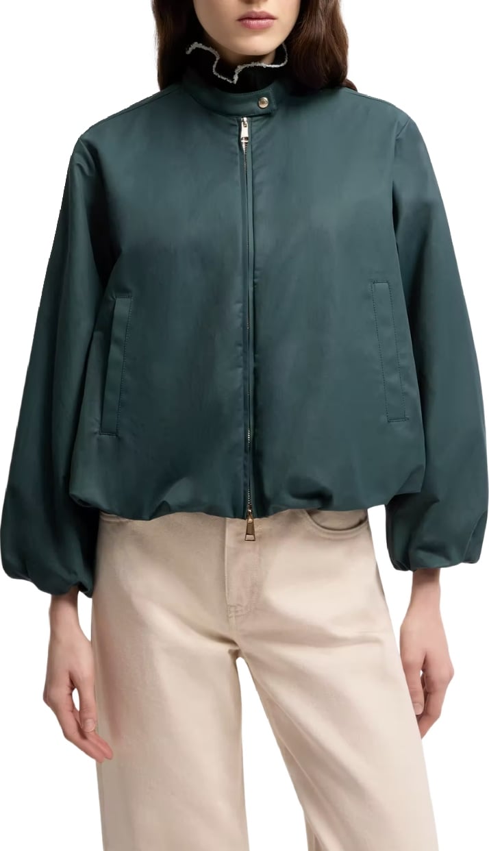 Moncler Gruissan Women's Padded Jacket Teal Blue