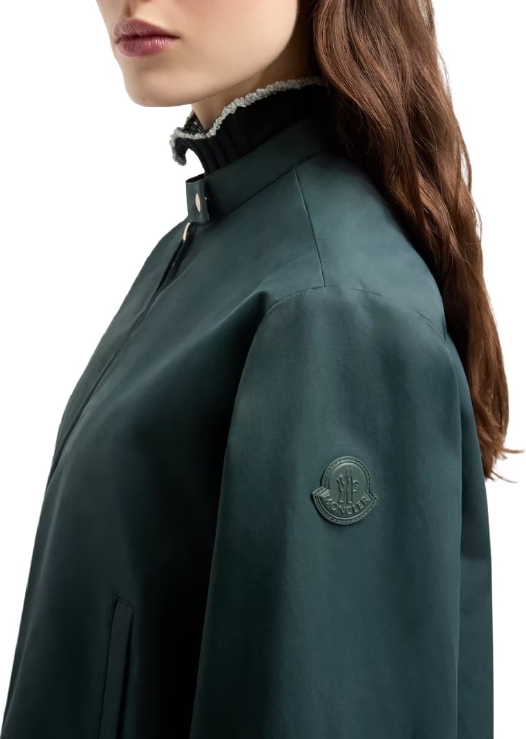 Moncler Gruissan Women's Padded Jacket Teal Blue