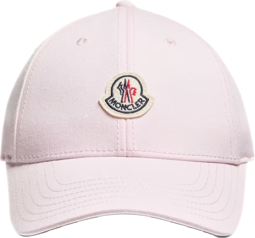 Moncler Women's Gabardine Baseball Cap Pink