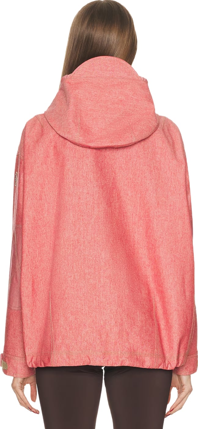 Moncler Grenoble Beziers Women's Hooded Jacket Red