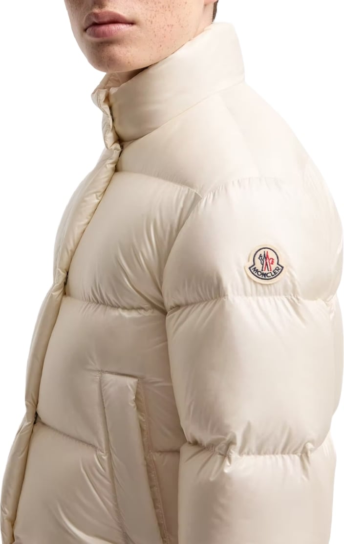 Moncler Tepice short down jacket Beige