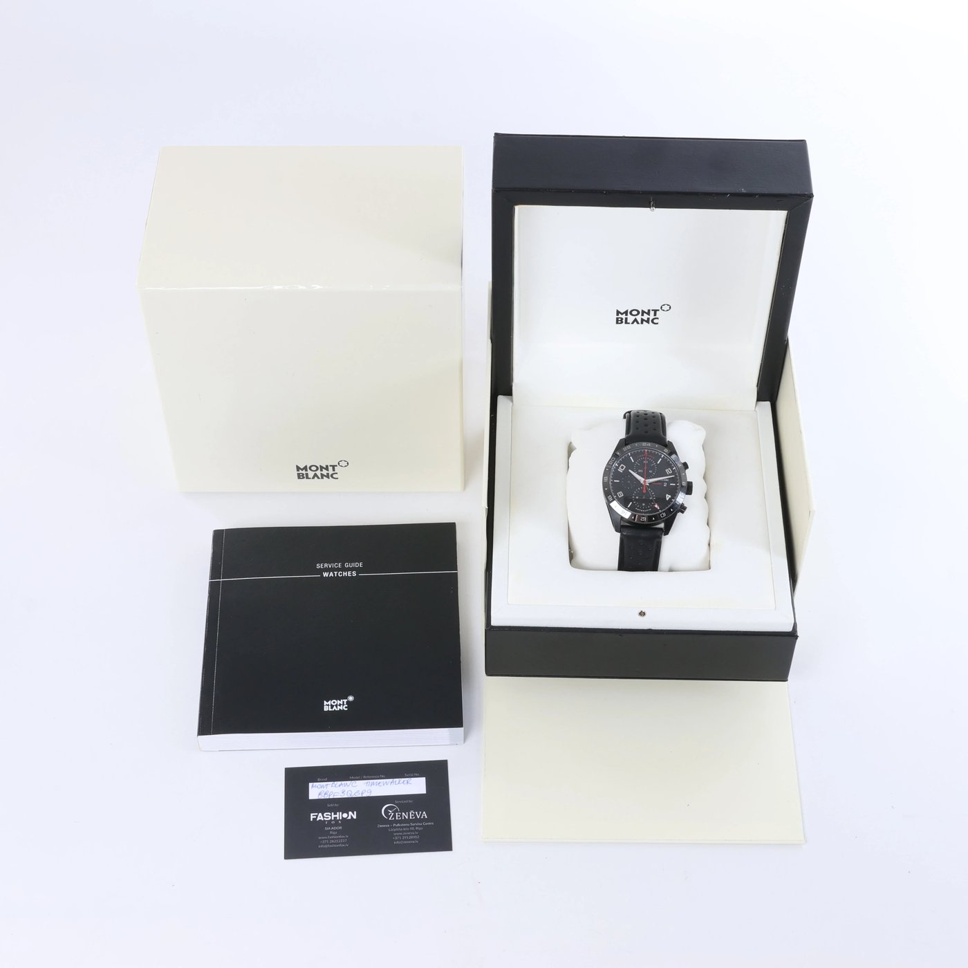 Montblanc Timewalker Automatic Wristwatch, ref 116102, black dial