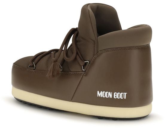 Moon Boot Brown Polyester Lace-Up Boots