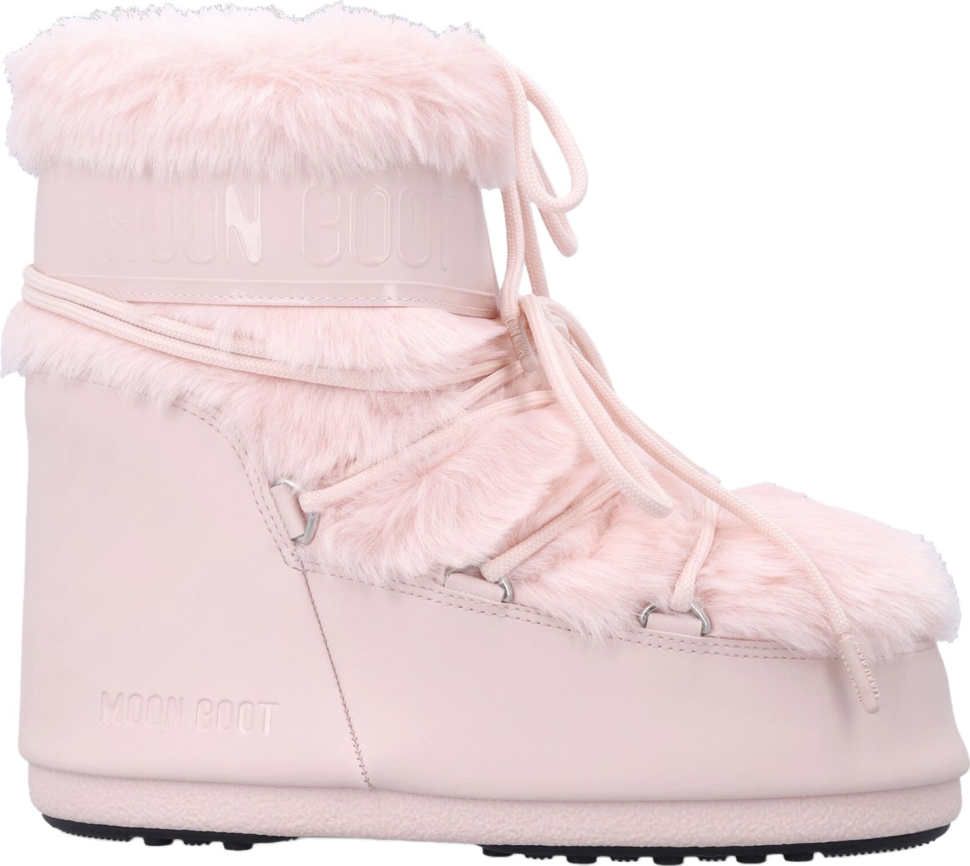 Low Icon Eco Fur Dusty Pink
