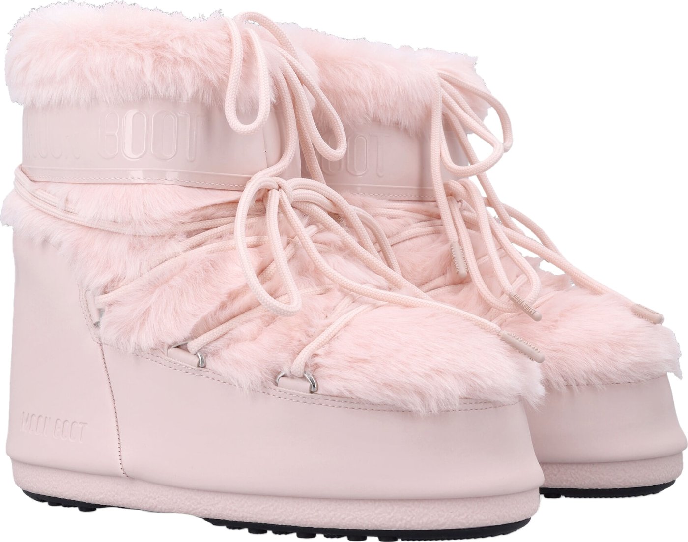 Low Icon Eco Fur Dusty Pink