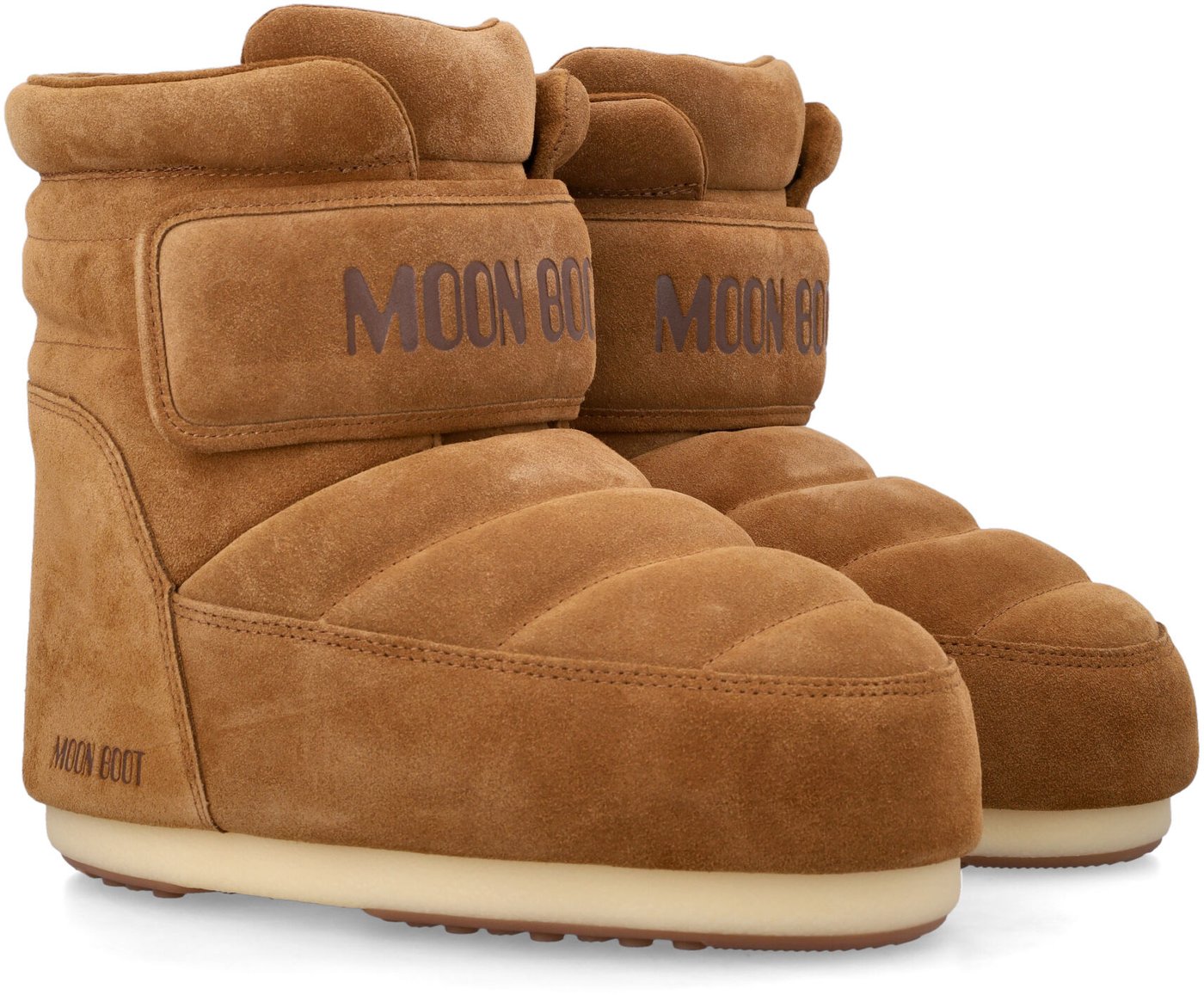 Low Icon Strap Suede Cognac