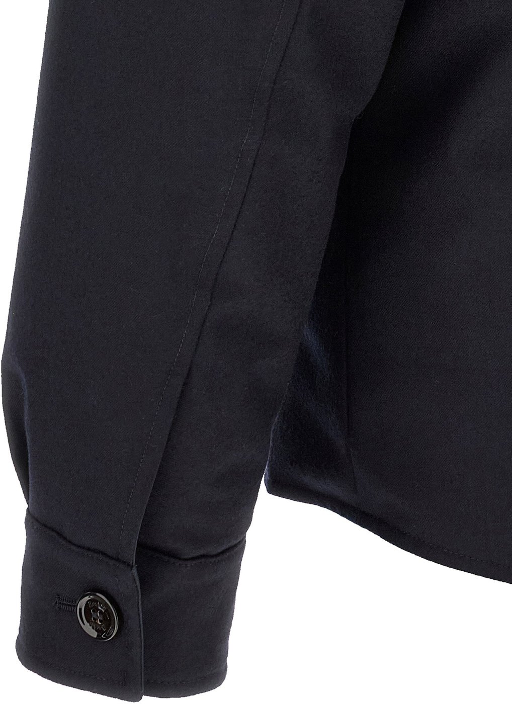 MooRER Blue Wool Full-Length Jacket