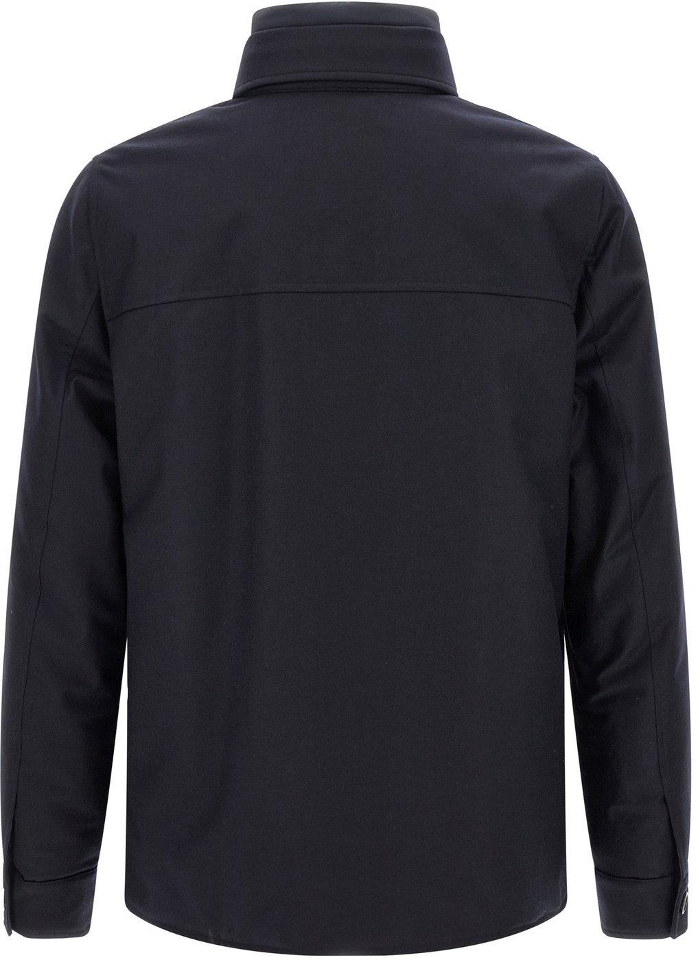 MooRER Blue Wool Full-Length Jacket