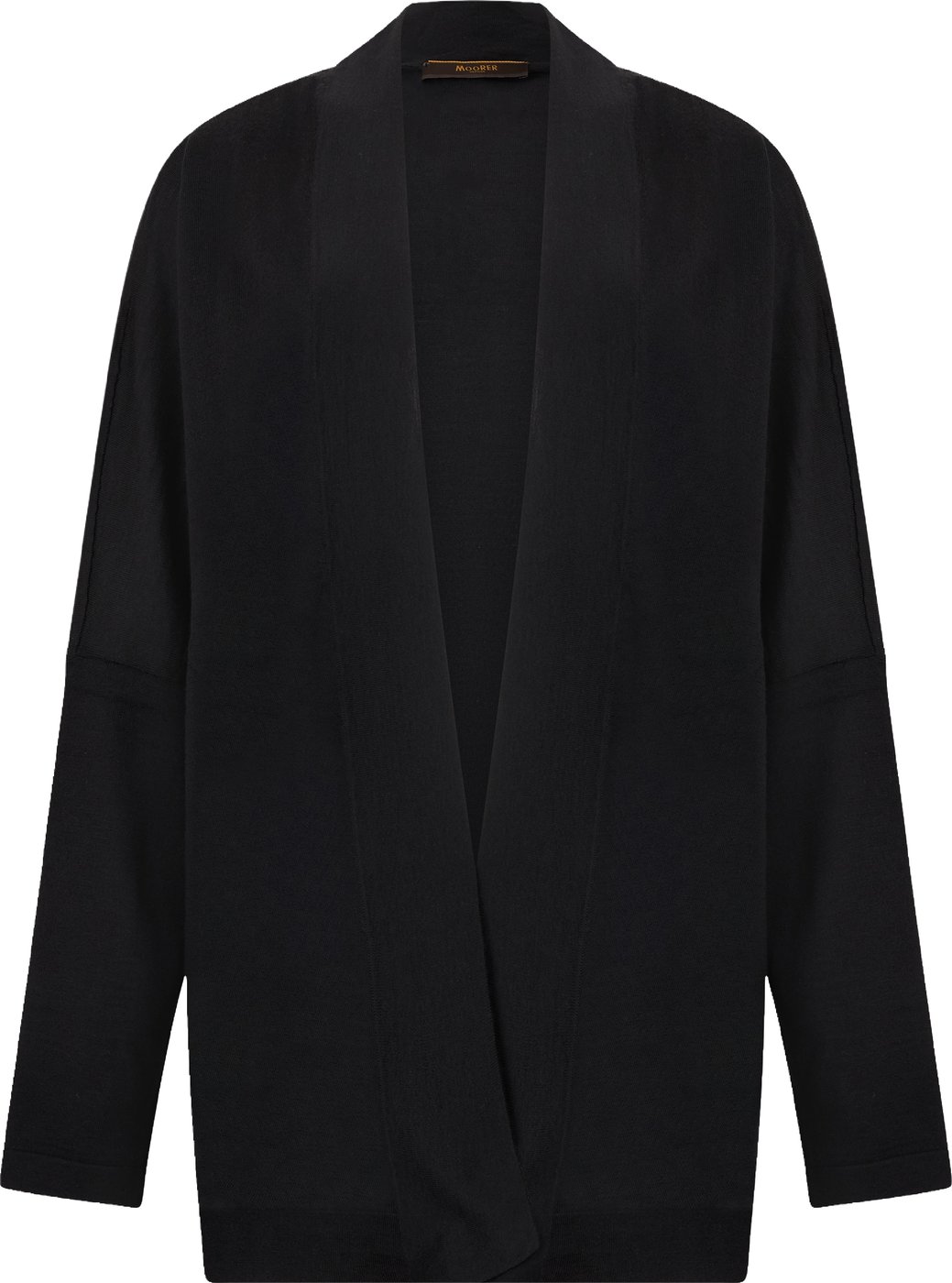 Black cardigan with shawl collar