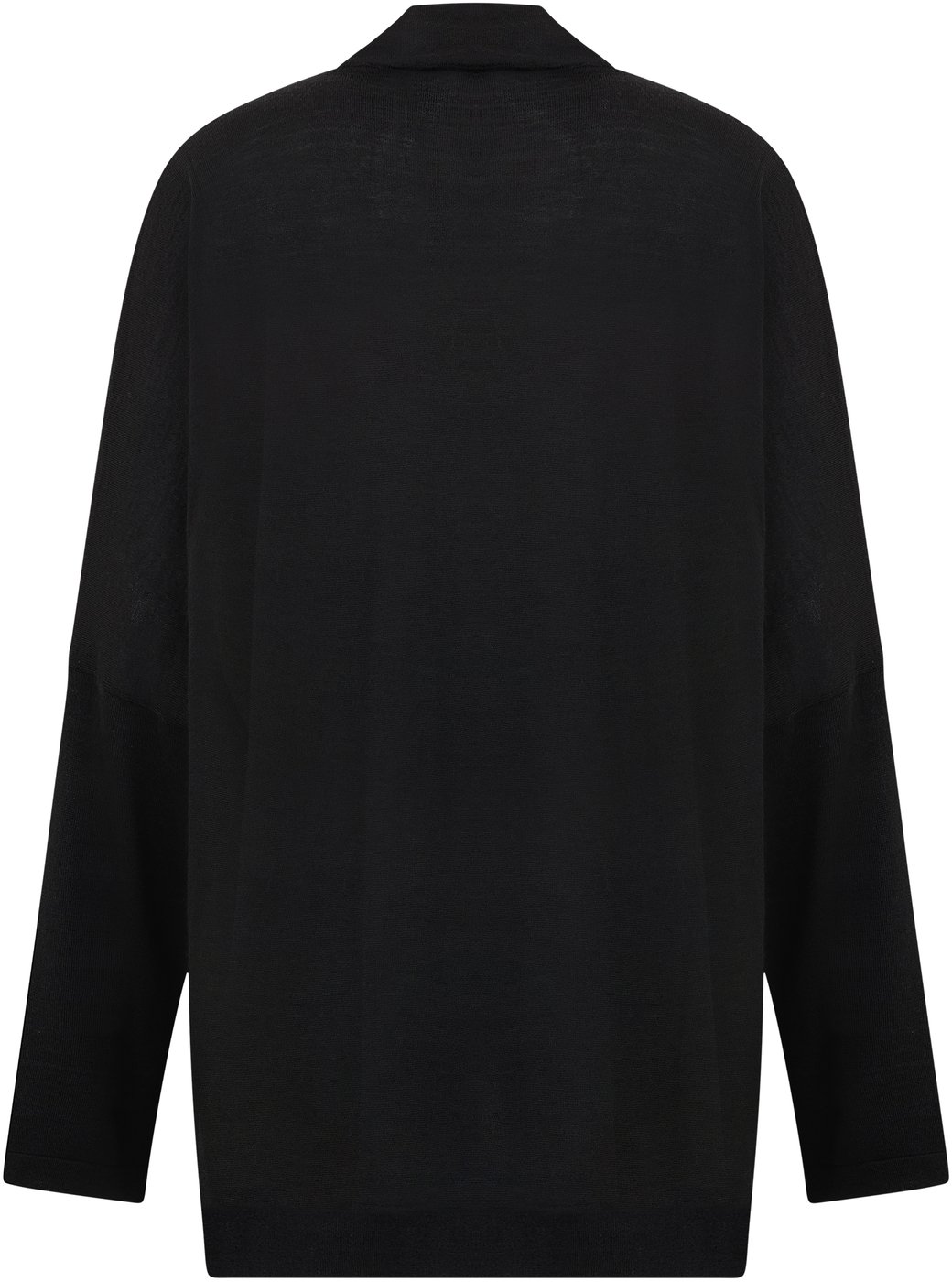 Black cardigan with shawl collar