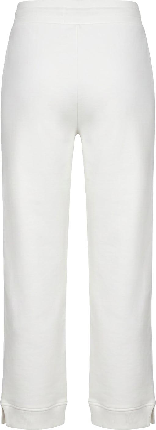 Elegant White Pants with Elastic Waistband