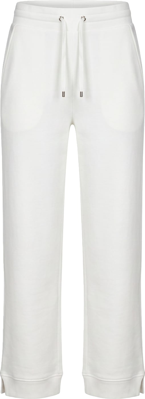 Elegant White Pants with Elastic Waistband