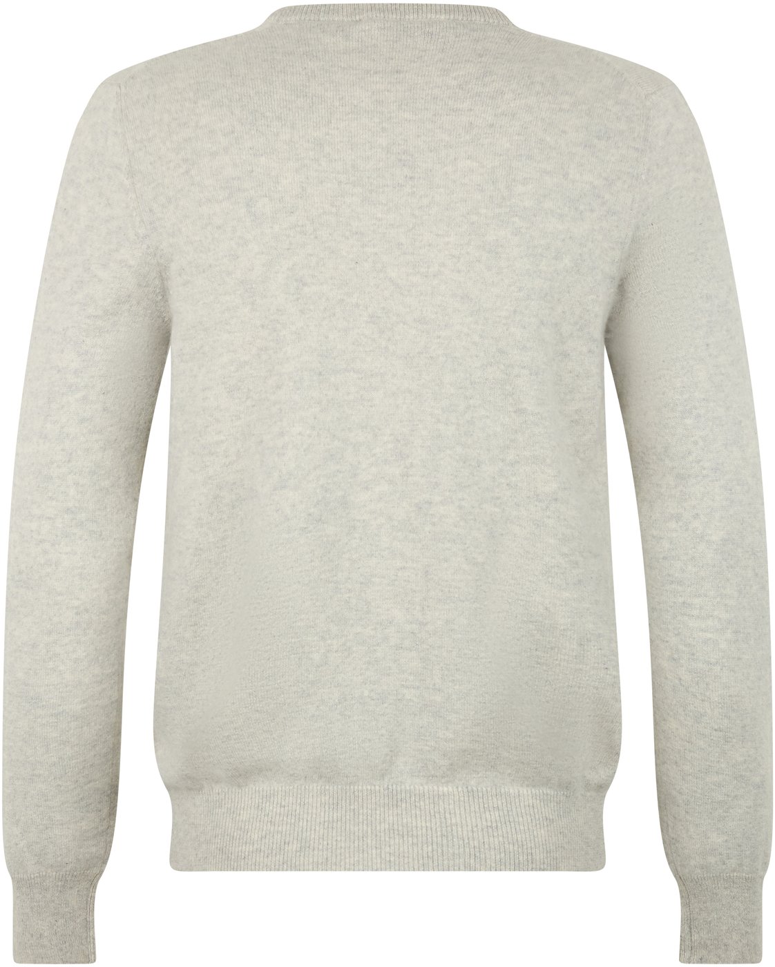 Sweater with v-neck in cashmere