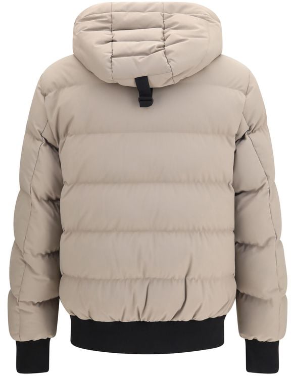 Moose Knuckles Beige Nylon Shell Jacket