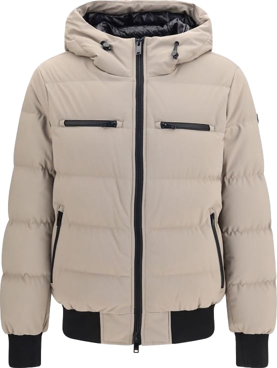 Moose Knuckles Beige Nylon Shell Jacket