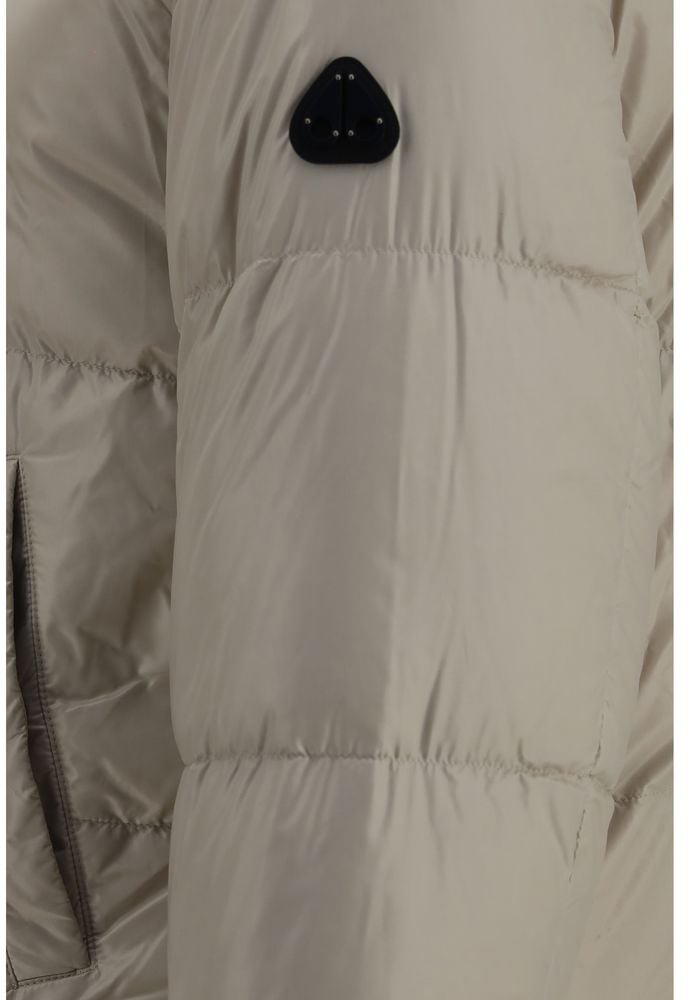 Moose Knuckles Beige Nylon Full-Length Jacket