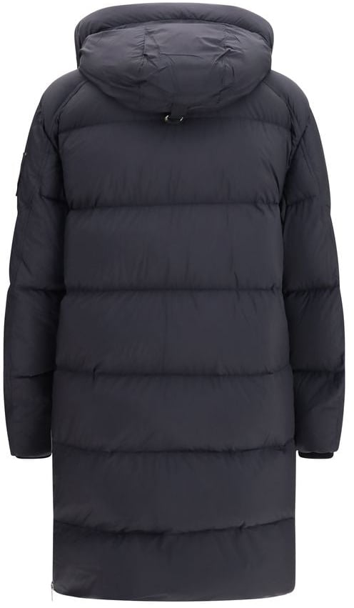 Moose Knuckles Black Nylon Coat