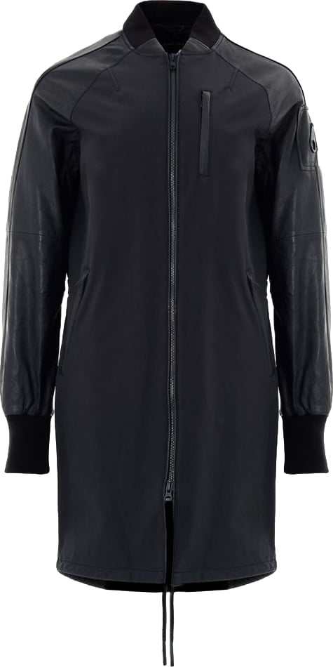 Moose Knuckles Black Cotton Parka
