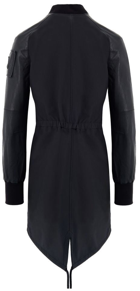 Moose Knuckles Black Cotton Parka