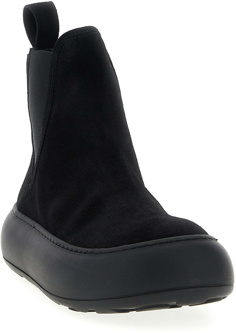 Moschino Black Calfskin Chelsea Boots