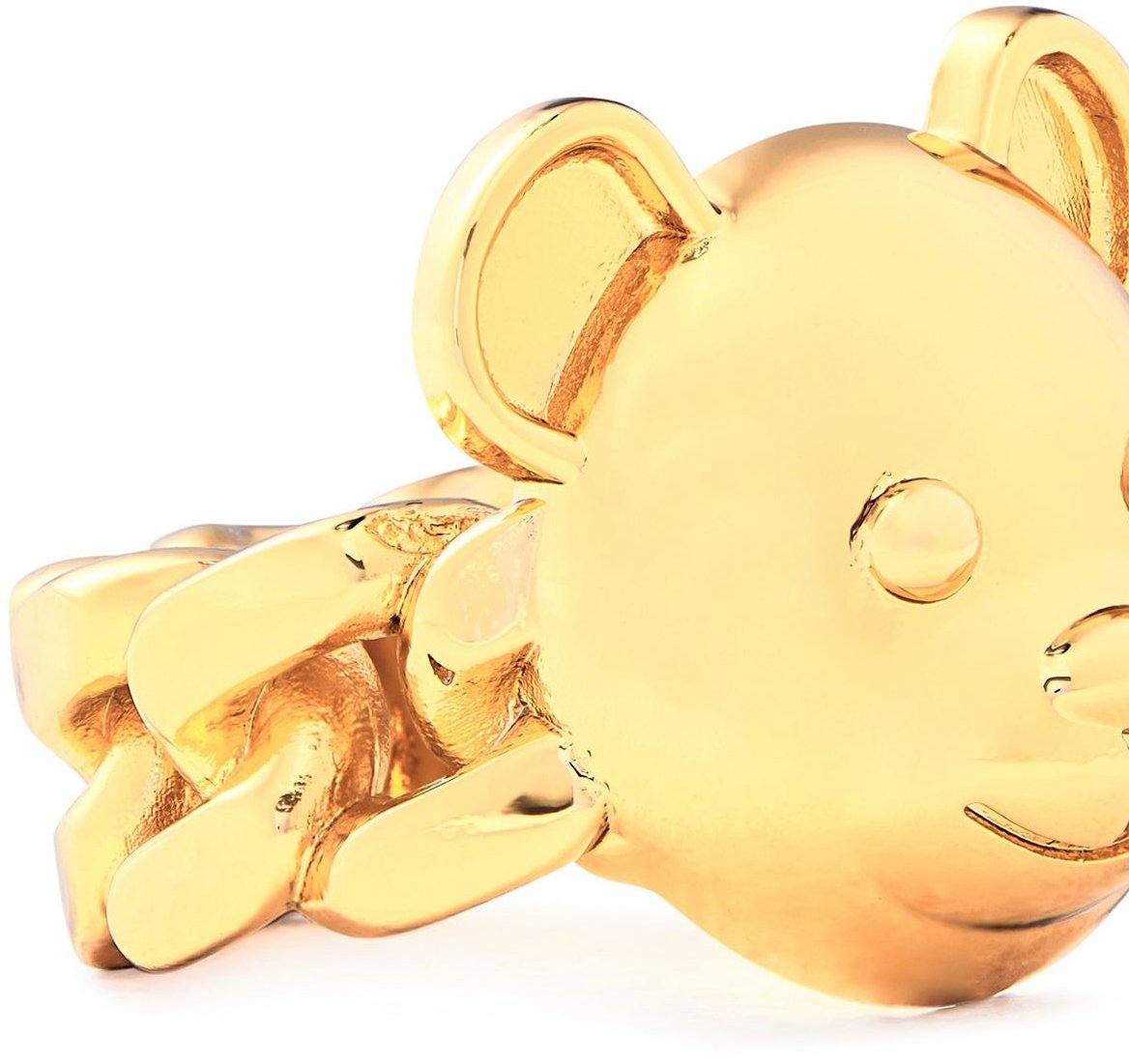 Teddy Bear Chain Ring