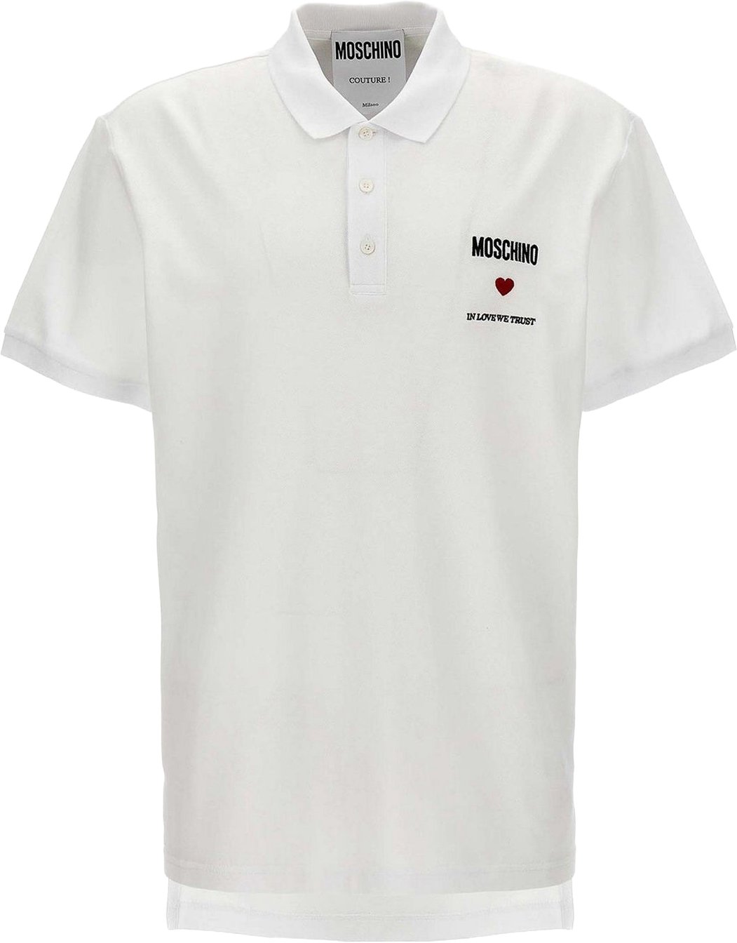 Moschino Couture In Love We Trust Cotton Polo
